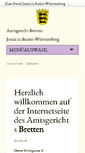 Mobile Screenshot of amtsgericht-bretten.de